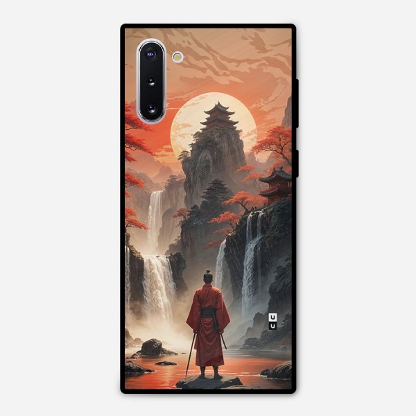 Ancient Waterfall Metal Back Case for Galaxy Note 10