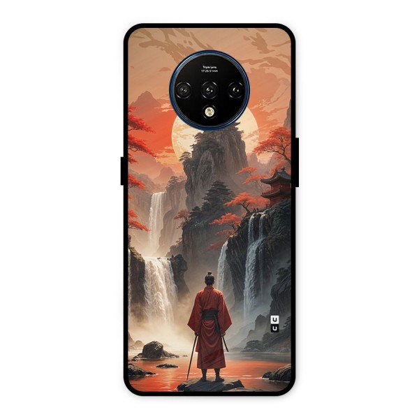 Ancient Waterfall Metal Back Case for OnePlus 7T