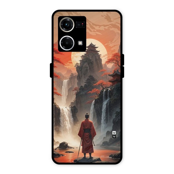Ancient Waterfall Metal Back Case for Oppo F21s Pro 4G