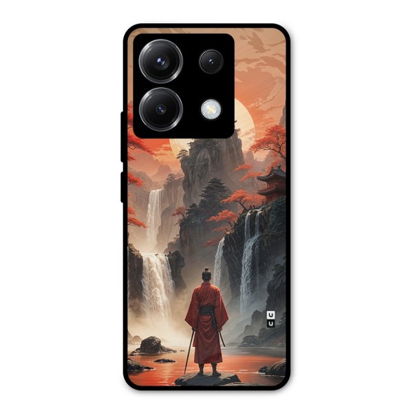 Ancient Waterfall Metal Back Case for Poco X6
