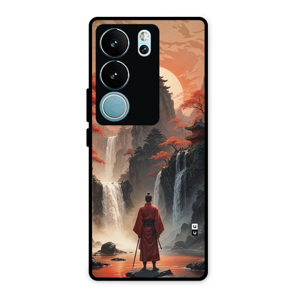 Ancient Waterfall Metal Back Case for Vivo V29