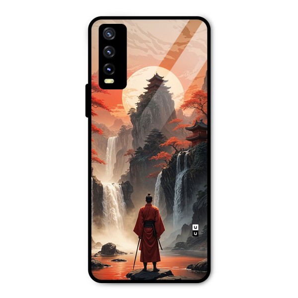 Ancient Waterfall Metal Back Case for Vivo Y20t