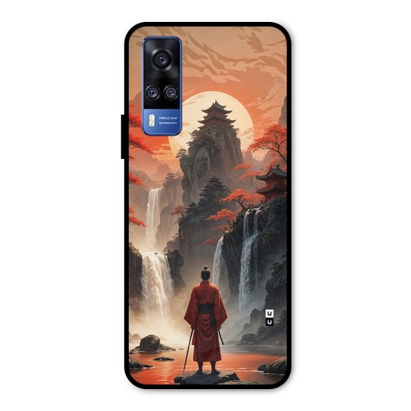 Ancient Waterfall Metal Back Case for Vivo Y51A