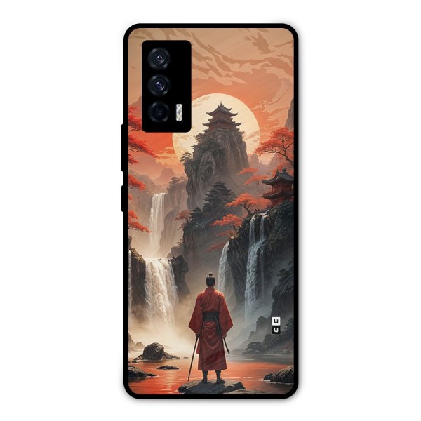 Ancient Waterfall Metal Back Case for iQOO 7 5G