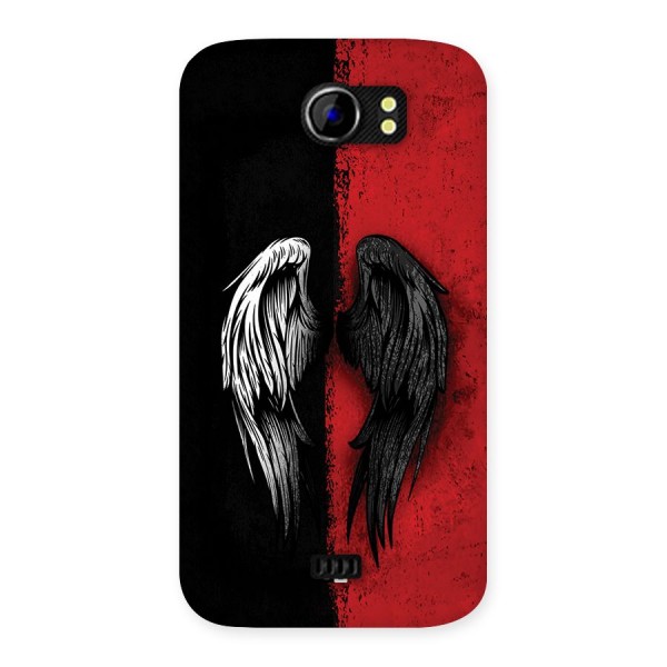 Angle Demon Wings Back Case for Canvas 2 A110