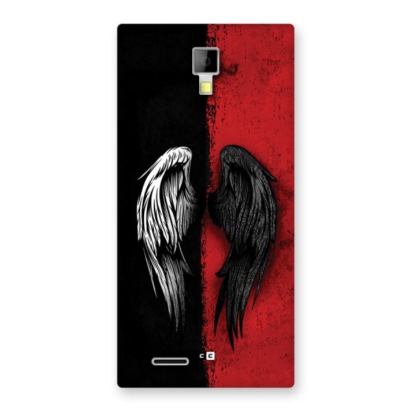 Angle Demon Wings Back Case for Canvas Xpress A99