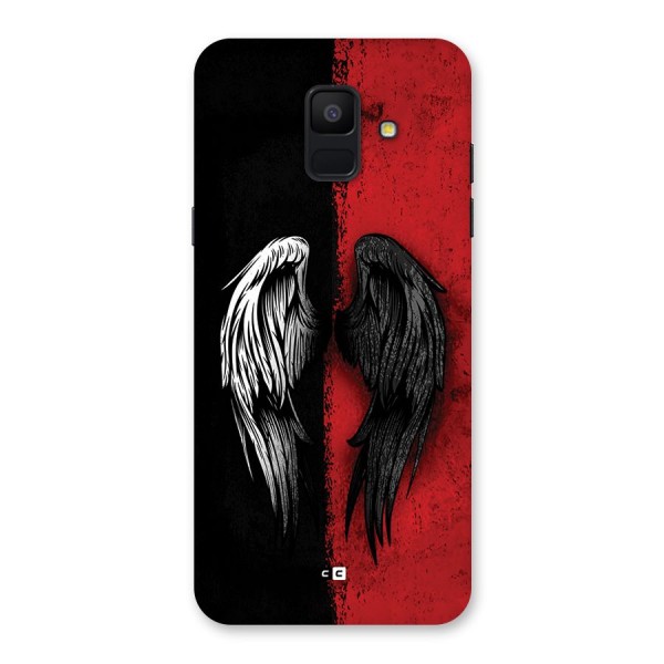 Angle Demon Wings Back Case for Galaxy A6 (2018)