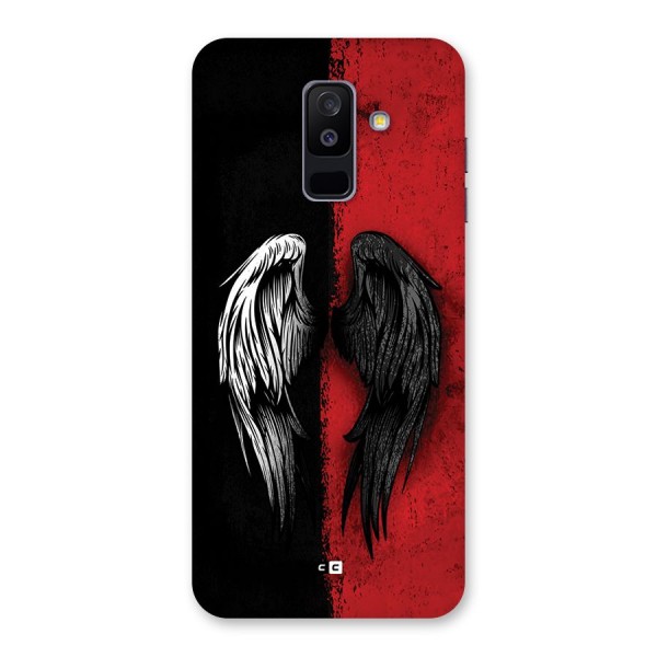 Angle Demon Wings Back Case for Galaxy A6 Plus