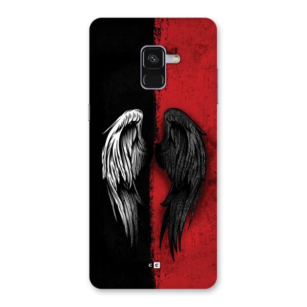 Angle Demon Wings Back Case for Galaxy A8 Plus