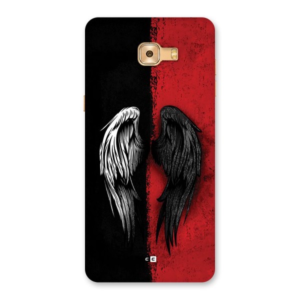 Angle Demon Wings Back Case for Galaxy C9 Pro