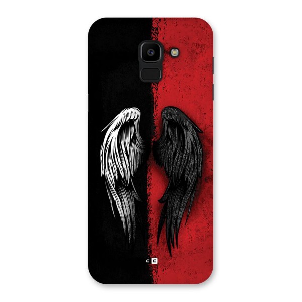 Angle Demon Wings Back Case for Galaxy J6
