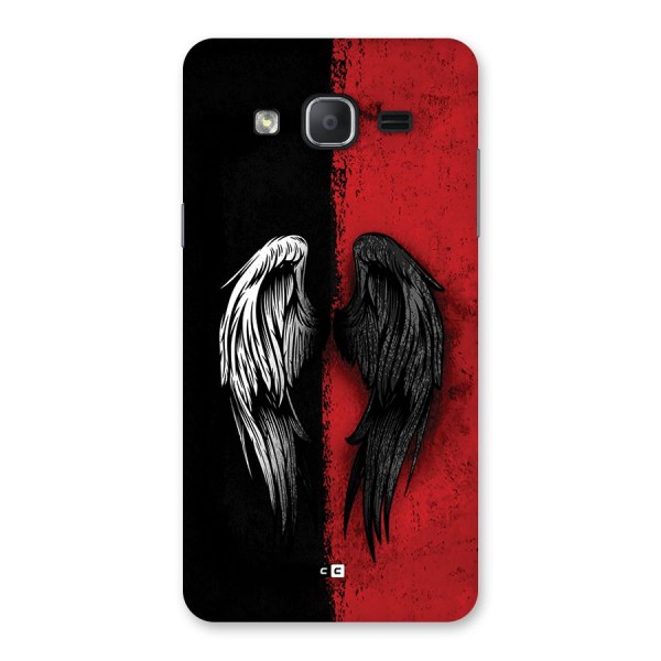 Angle Demon Wings Back Case for Galaxy On7 Pro