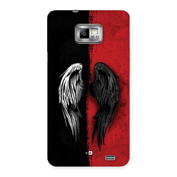 Angle Demon Wings Back Case for Galaxy S2