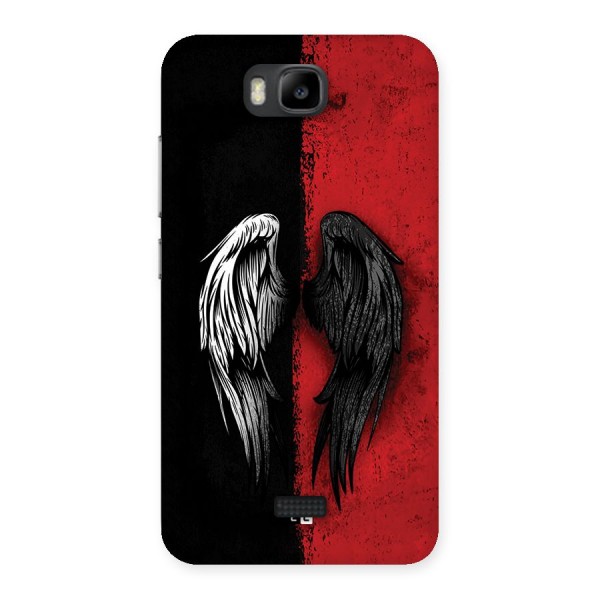 Angle Demon Wings Back Case for Honor Bee