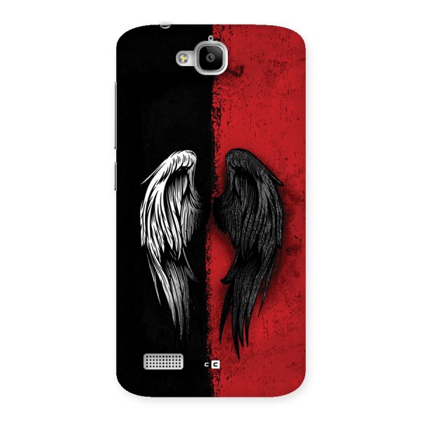 Angle Demon Wings Back Case for Honor Holly