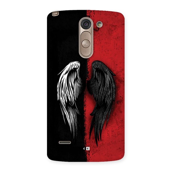 Angle Demon Wings Back Case for LG G3 Stylus