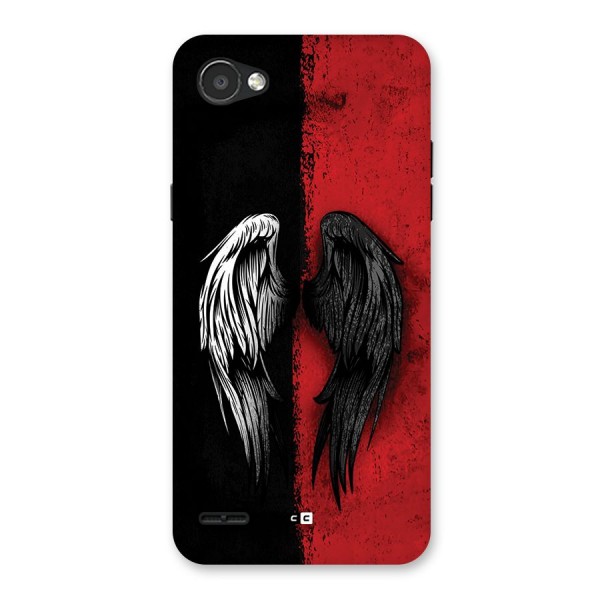 Angle Demon Wings Back Case for LG Q6