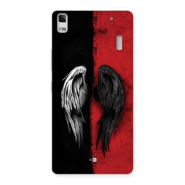 Angle Demon Wings Back Case for Lenovo K3 Note