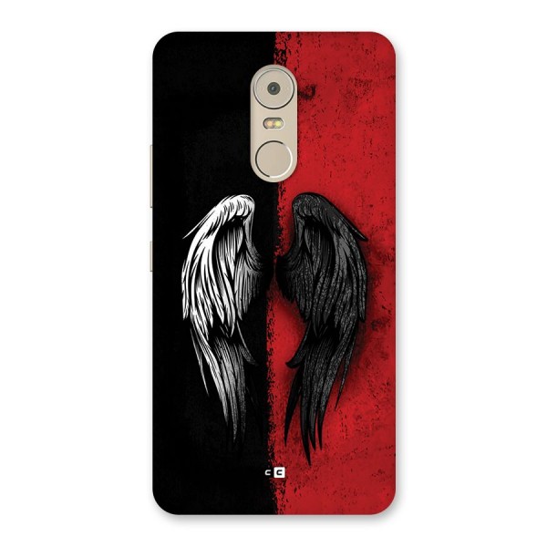 Angle Demon Wings Back Case for Lenovo K6 Note