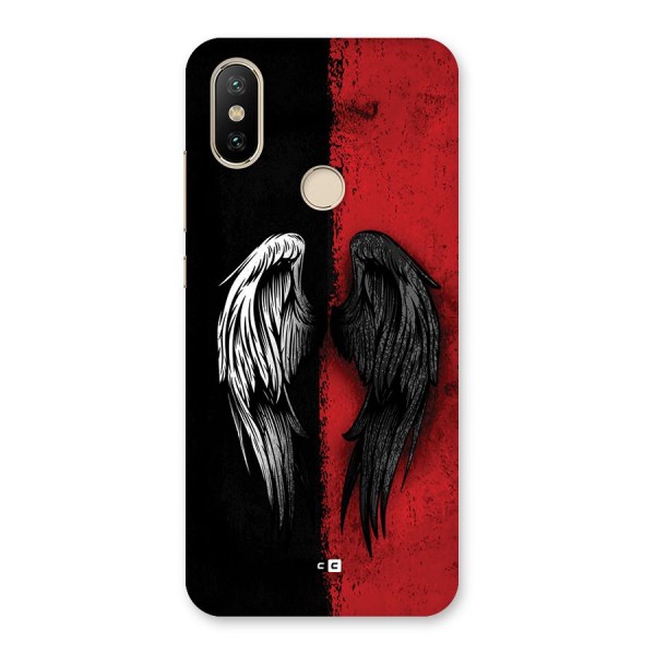Angle Demon Wings Back Case for Mi A2