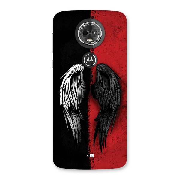 Angle Demon Wings Back Case for Moto E5 Plus