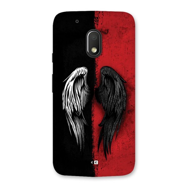 Angle Demon Wings Back Case for Moto G4 Play