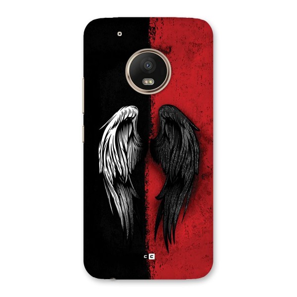 Angle Demon Wings Back Case for Moto G5 Plus