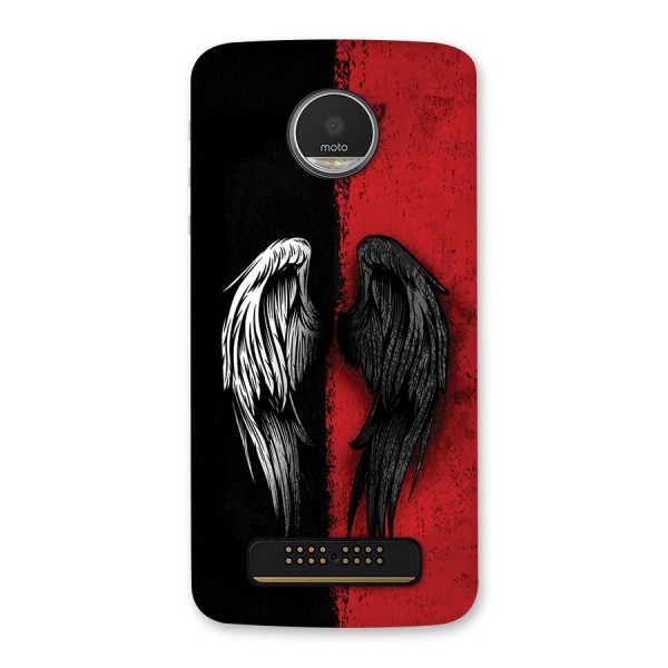 Angle Demon Wings Back Case for Moto Z Play