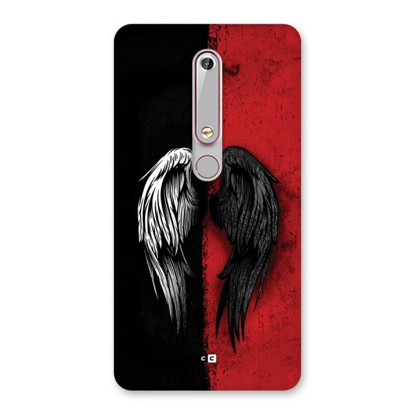 Angle Demon Wings Back Case for Nokia 6.1