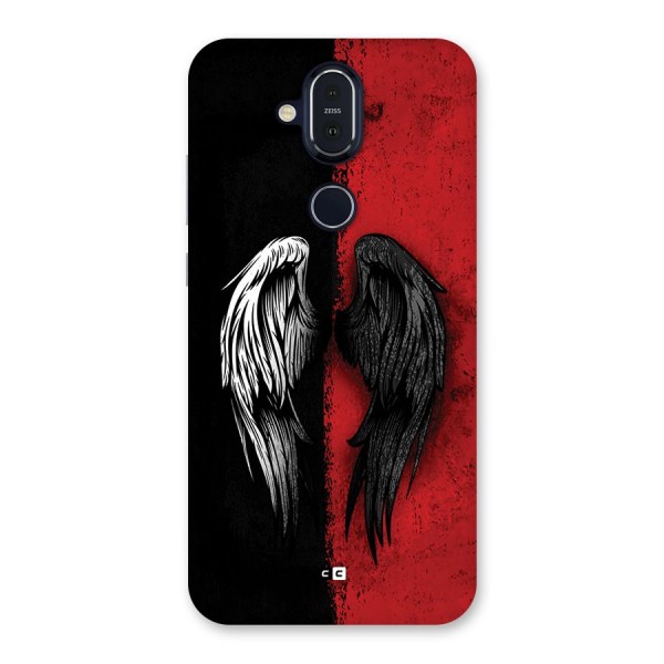 Angle Demon Wings Back Case for Nokia 8.1