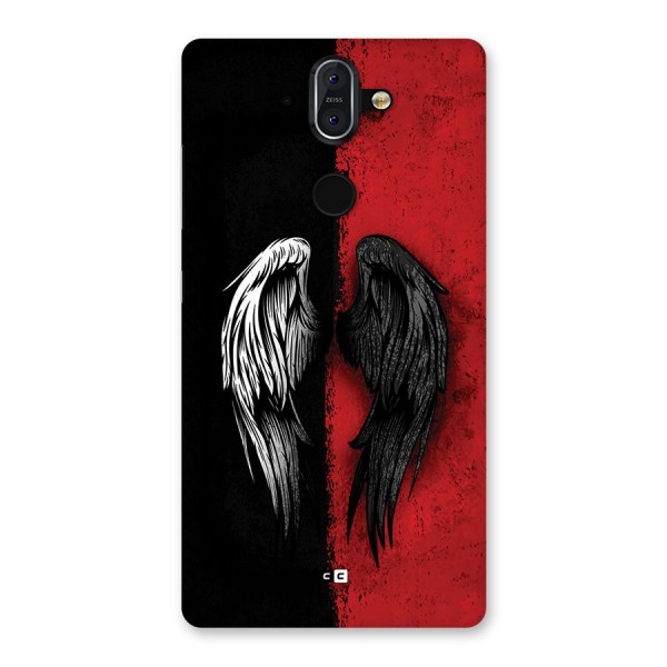 Angle Demon Wings Back Case for Nokia 8 Sirocco
