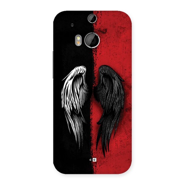 Angle Demon Wings Back Case for One M8
