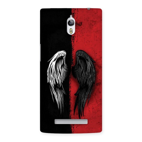 Angle Demon Wings Back Case for Oppo Find 7
