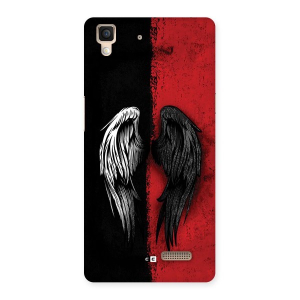Angle Demon Wings Back Case for Oppo R7