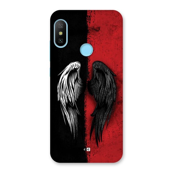 Angle Demon Wings Back Case for Redmi 6 Pro