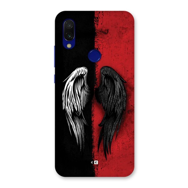 Angle Demon Wings Back Case for Redmi 7