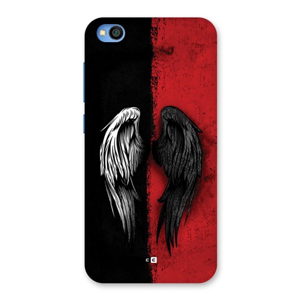 Angle Demon Wings Back Case for Redmi Go