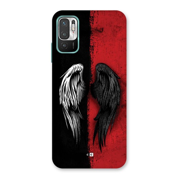 Angle Demon Wings Back Case for Redmi Note 10T 5G