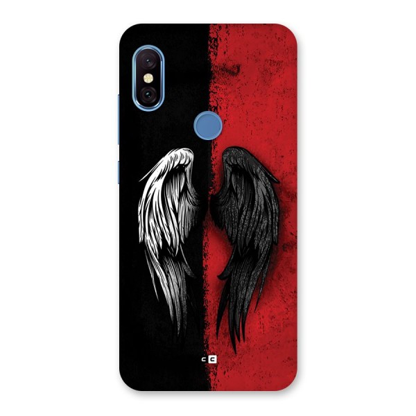 Angle Demon Wings Back Case for Redmi Note 6 Pro