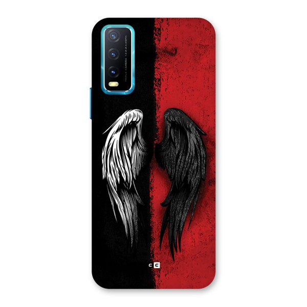 Angle Demon Wings Back Case for Vivo Y12s