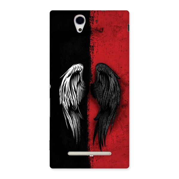 Angle Demon Wings Back Case for Xperia C3