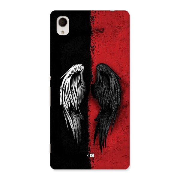 Angle Demon Wings Back Case for Xperia M4