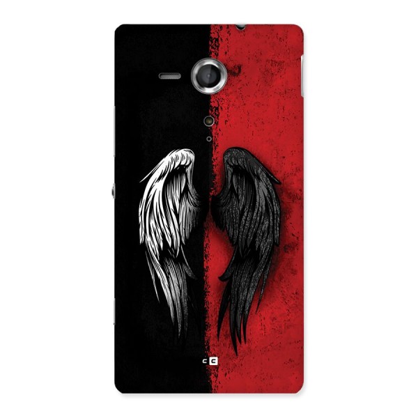 Angle Demon Wings Back Case for Xperia Sp