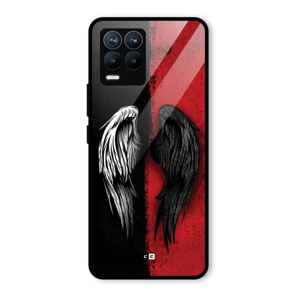 Angle Demon Wings Glass Back Case for Realme 8