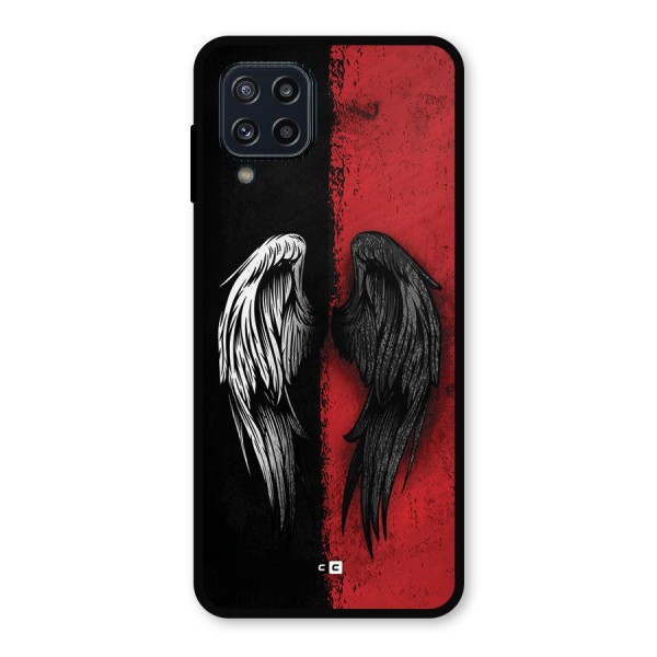 Angle Demon Wings Metal Back Case for Galaxy M32