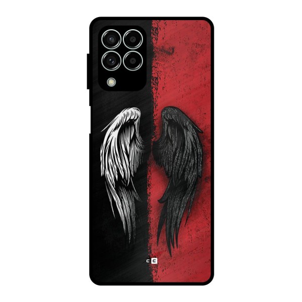 Angle Demon Wings Metal Back Case for Galaxy M33