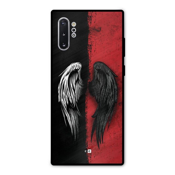 Angle Demon Wings Metal Back Case for Galaxy Note 10 Plus
