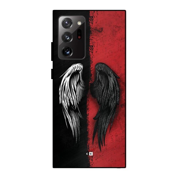 Angle Demon Wings Metal Back Case for Galaxy Note 20 Ultra