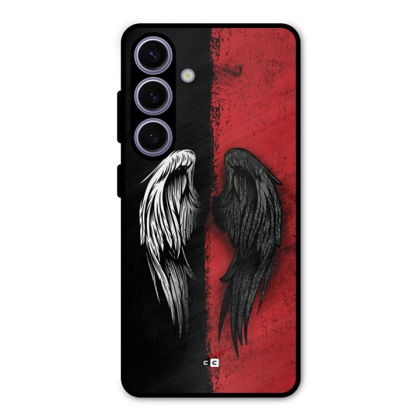 Angle Demon Wings Metal Back Case for Galaxy S24