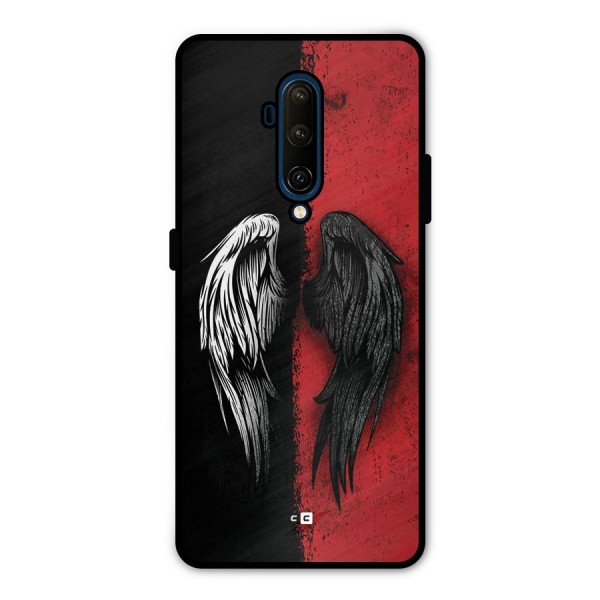 Angle Demon Wings Metal Back Case for OnePlus 7T Pro